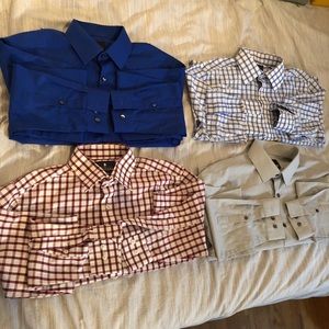 J.ferrar dress shirt bundle (2 long sleeve shirts)